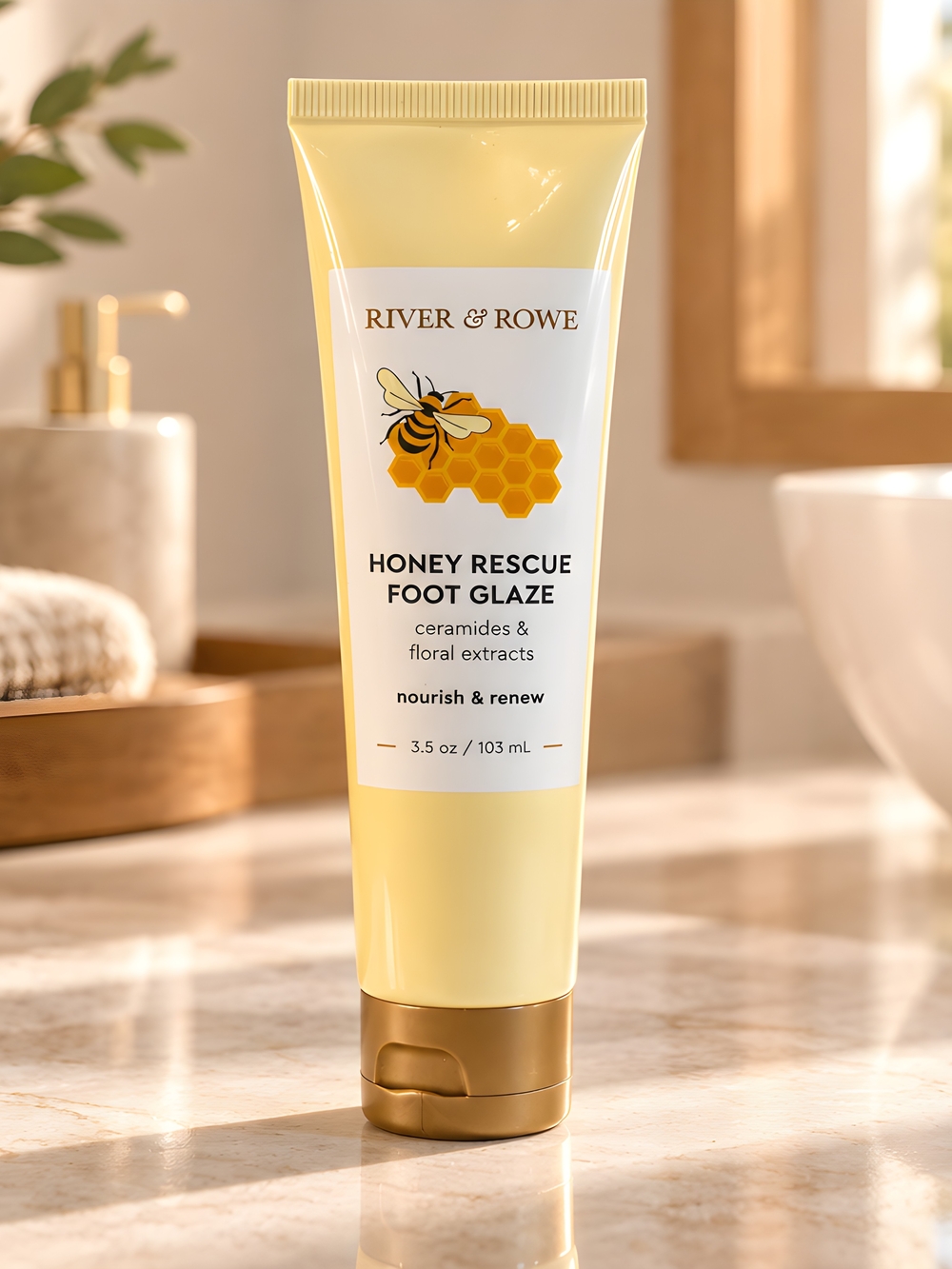 Honey Rescue Foot Glaze w/ceramides And Floral Extracts